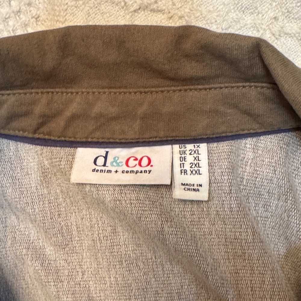 Denim&Co Women's Olive Field Jacket - Picture 2 of 3